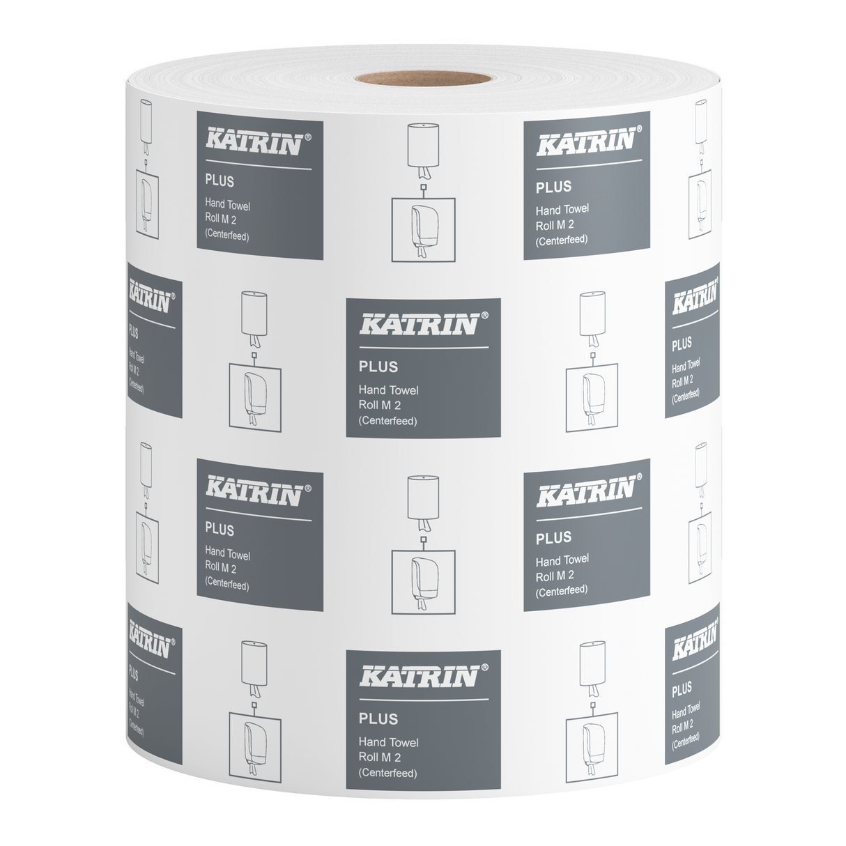 Rouleau d'essuie-tout Katrin System M 711, 2 plis, 160 m, blanc