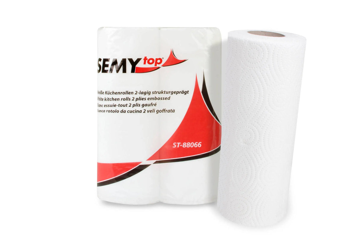 Rouleau de cuisine SemyTop, 2 plis, 24 rouleaux x 2