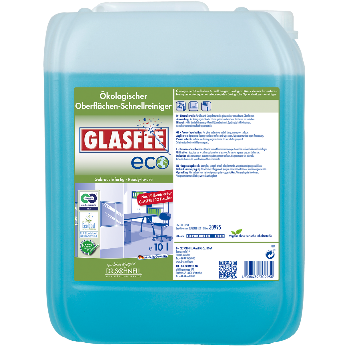Dr. Schnell Glasreiniger GLASFEE ECO