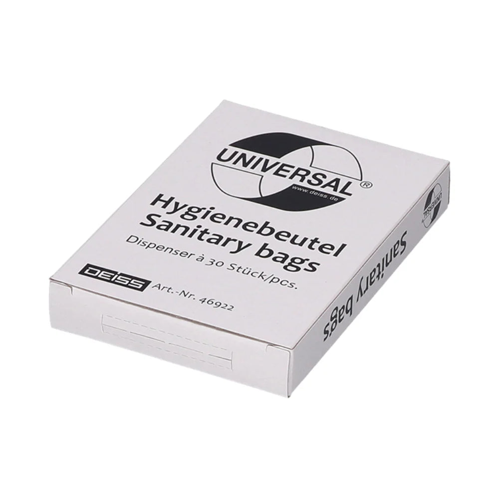 DEISS 46922 Universal Hygienebeutel aus HDPE - 25 Packungen