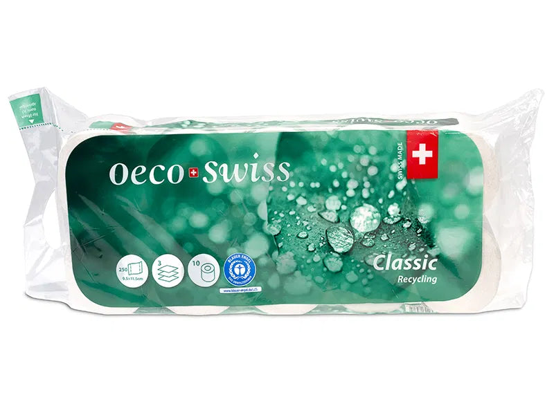 Oeco Swiss Classic Recycling Toilettenpapier, 3-lagig