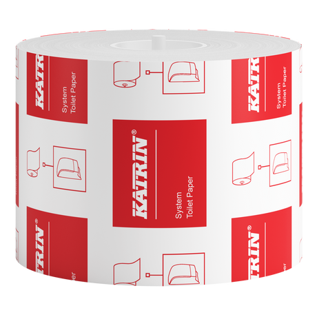 Katrin 103424 | System Toilettenpapier 2-lagig, Zellstoff, 800 Blatt