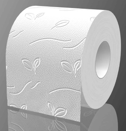 Katrin 14293 | Toilettenpapier 2-lagig, Zellstoff, 400 Blatt