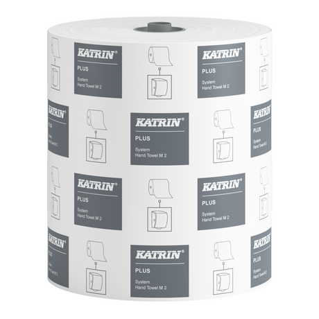 Rouleau d'essuie-tout Katrin System M 711, 2 plis, 160 m, blanc