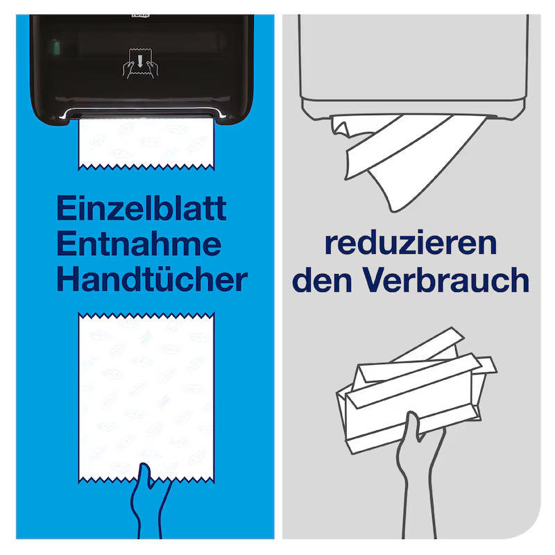 Tork 290076 | Matic grüne Papierhandtuchrollen Advanced H1, 150 m, 2-lagig