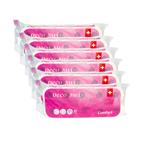 Oeco Swiss Comfort Toilettenpapier, 3-lagig