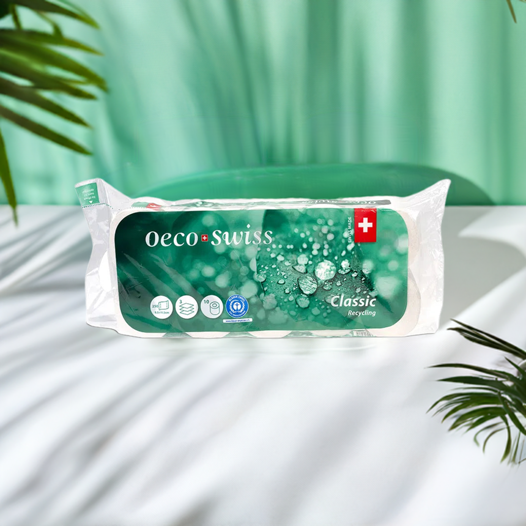 Papier toilette recyclé Oeco Swiss Classic, 3 plis