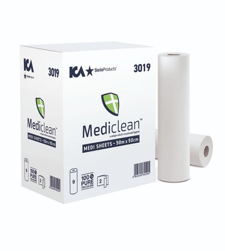 Ärzterollen 50 m x 50 cm, 2 - lagig, Zellstoff - Hygienico