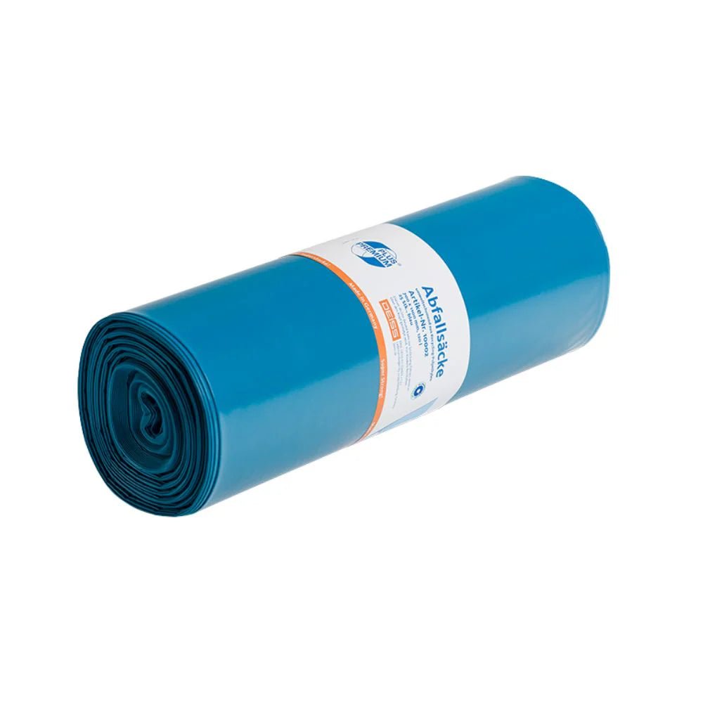 DEISS Premium Plus® extrem reissfest, Schwerlast Abfallsäcke 10002, 120 Liter - Hygienico