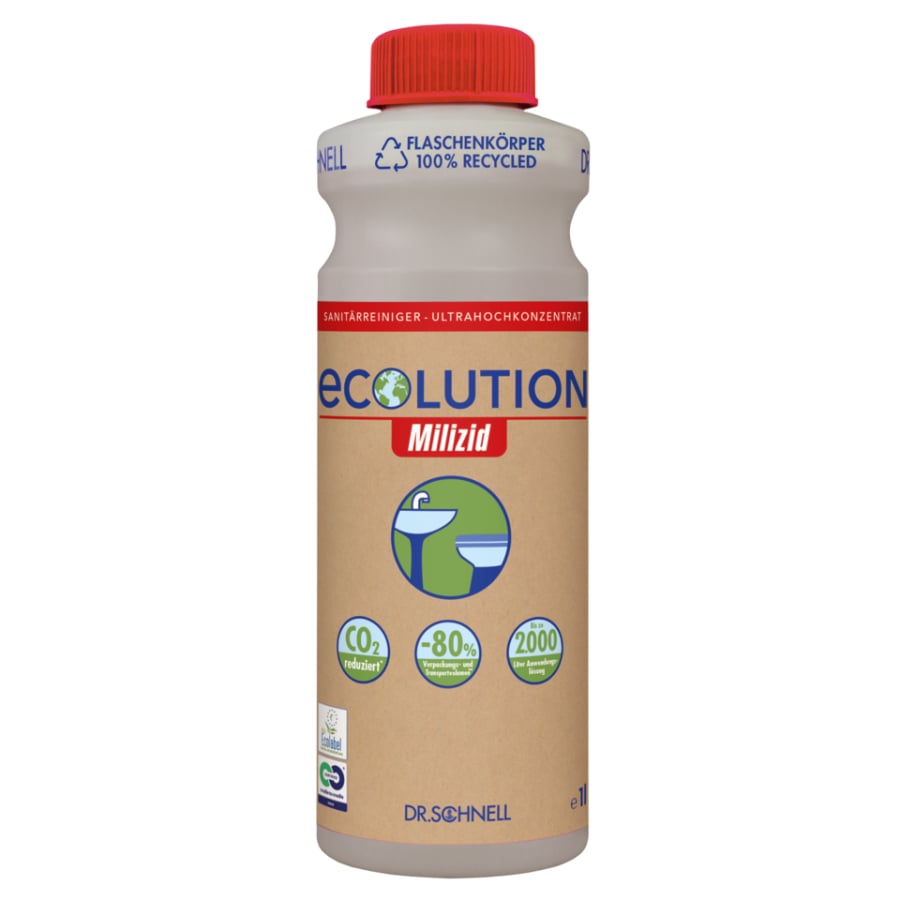 Dr. Schnell ECOLUTION Milizid Sanitärreiniger, Konzentrat - Hygienico