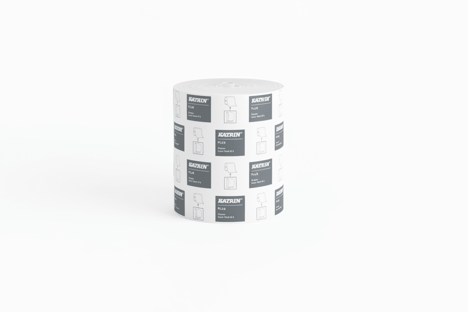 Katrin 38015 | System Papierhandtuchrolle, 100 m, Zellstoff, 3 - lagig - Hygienico