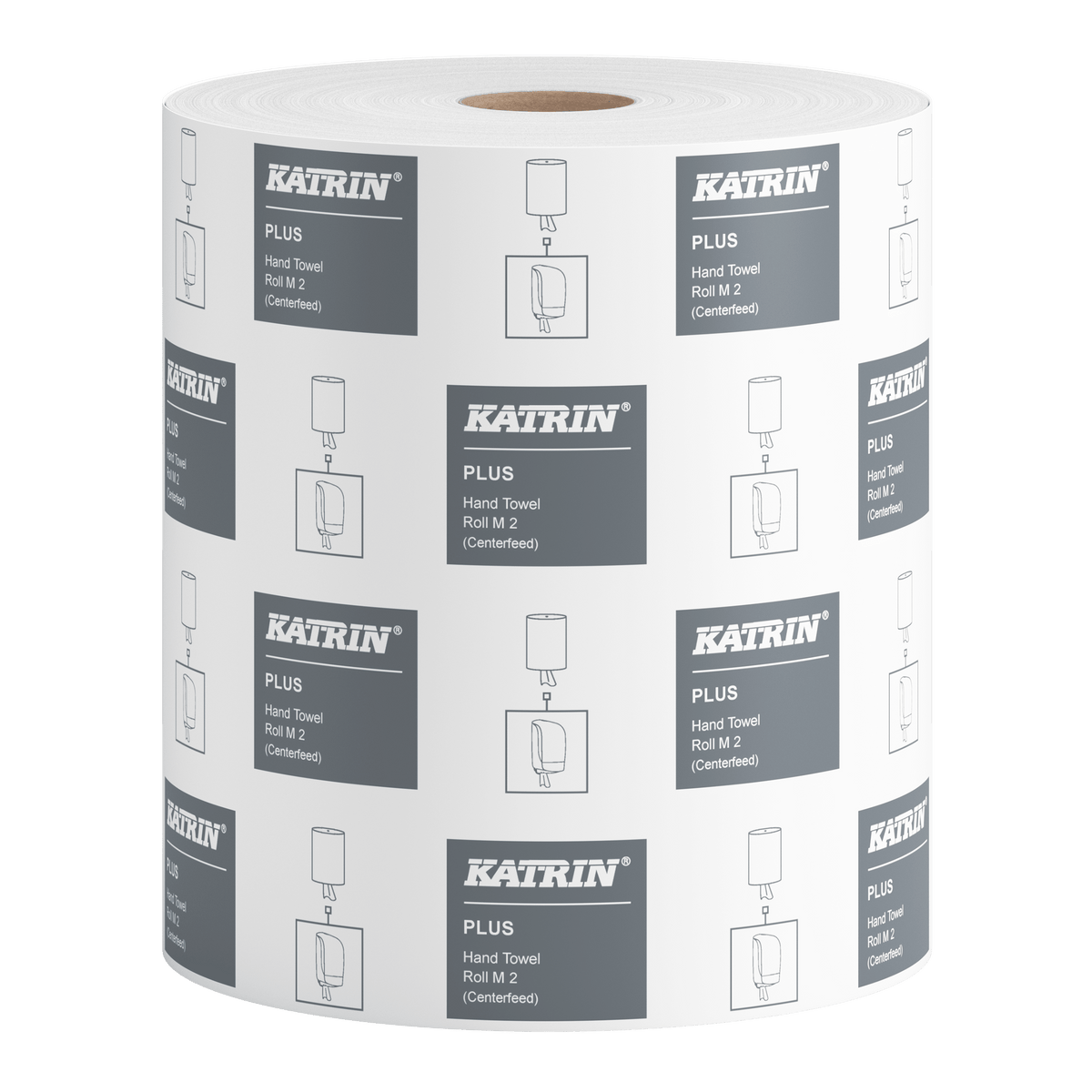 Katrin 55227 | Centerfeed Mehrzweck - Handtuchrolle M, 180 m, 600 Blatt, 2 - lagig - Hygienico