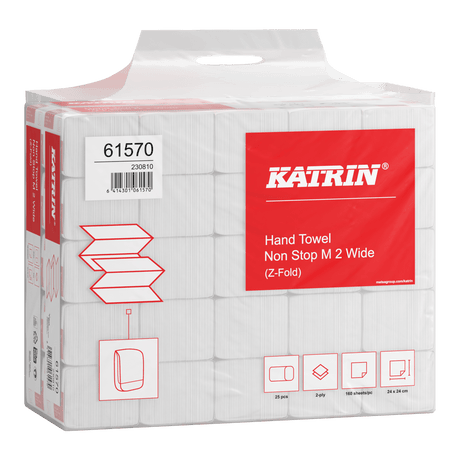 Katrin 61570 | Z - Falz Falthandtücher, 2 - lagig - Hygienico