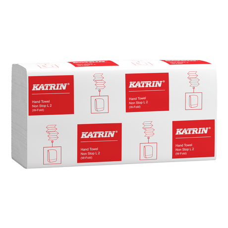 Katrin 61594 | W-Falz Falthandtücher, 2-lagig - Hygienico