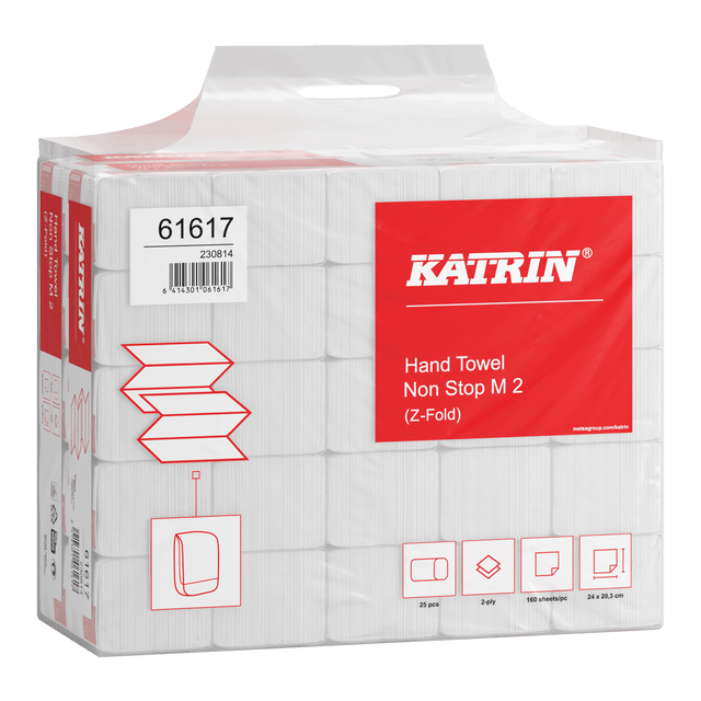 Katrin 61617 | Z - Falz Falthandtücher, 2 - lagig - Hygienico