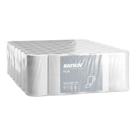 Katrin 77755 | Toilettenpapier 4 - lagig, Zellstoff, 180 Blatt - Hygienico