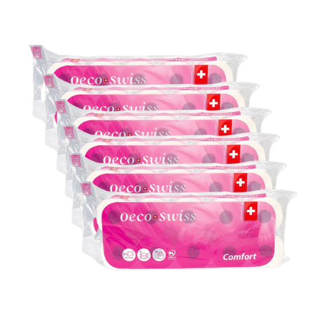 Oeco Swiss Comfort Toilettenpapier, 3-lagig - Hygienico
