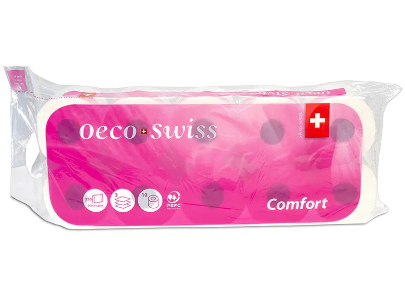 Oeco Swiss Comfort Toilettenpapier, 3-lagig