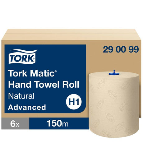 Tork 290099 | Matic Papierhandtuchrollen Advanced H1, Natural, 150 m, 2 - lagig - Hygienico