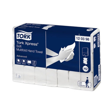 Tork Xpress® 120398 weiche Multifold-Handtücher Advanced H2 2-lagig 25,6cm - Hygienico