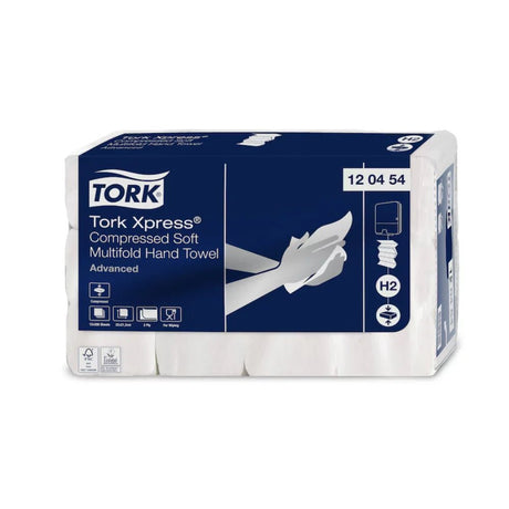 Tork Xpress® 120454 Komprimierte Weiche Multifold-Handtücher Advanced H2 2-lagig - Hygienico